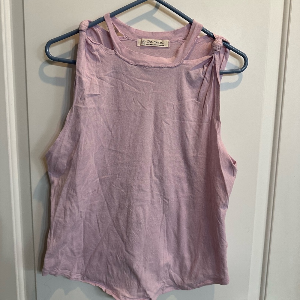 We The Free Light Pink Tank Top